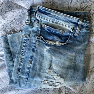 American Eagle Distressed Denim Shorts